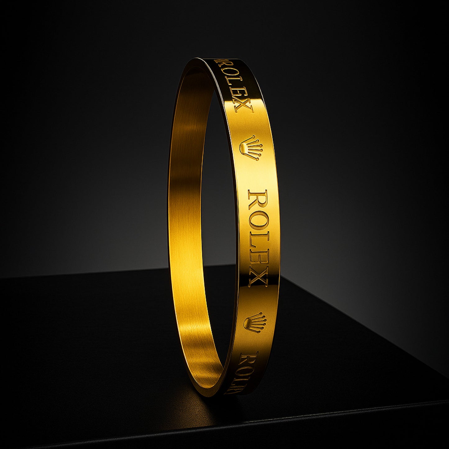 Rolex Golden Stainless Steel Bracelet
