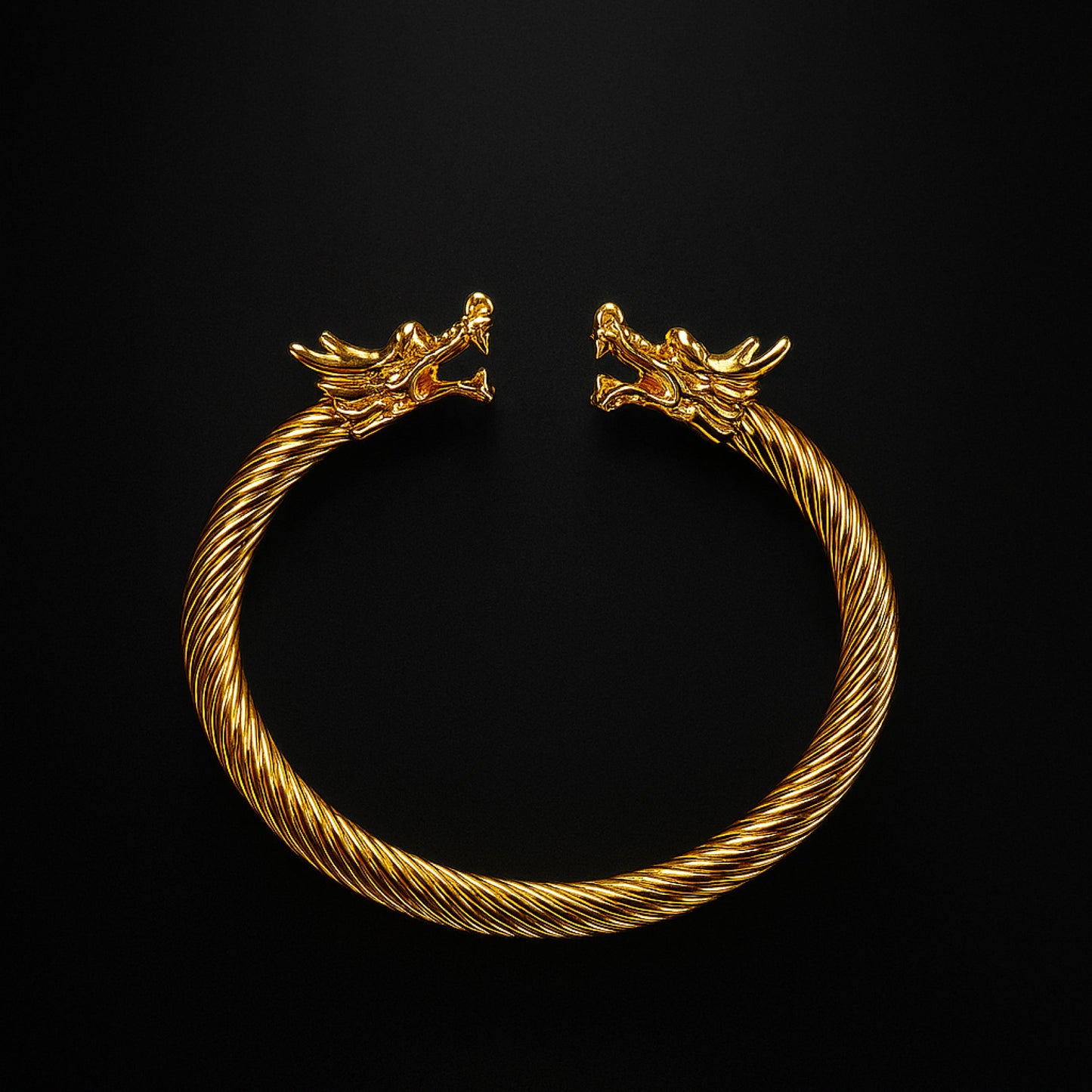 Golden Dragon Stainless Steel Bracelet