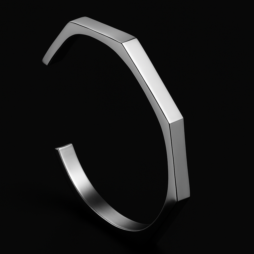 Titan Hex™ Stainless Steel Bracelet – Bold & Modern Design