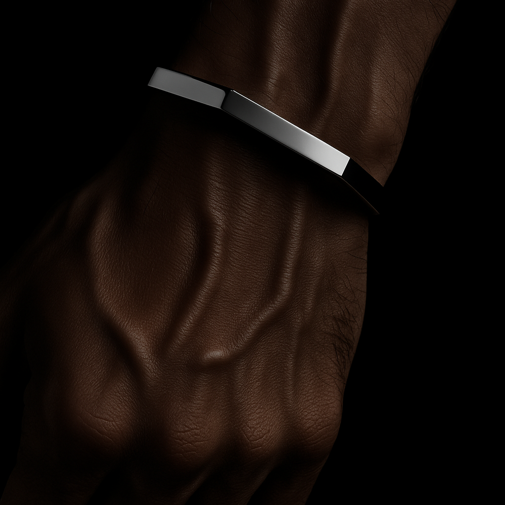 Titan Hex™ Stainless Steel Bracelet – Bold & Modern Design
