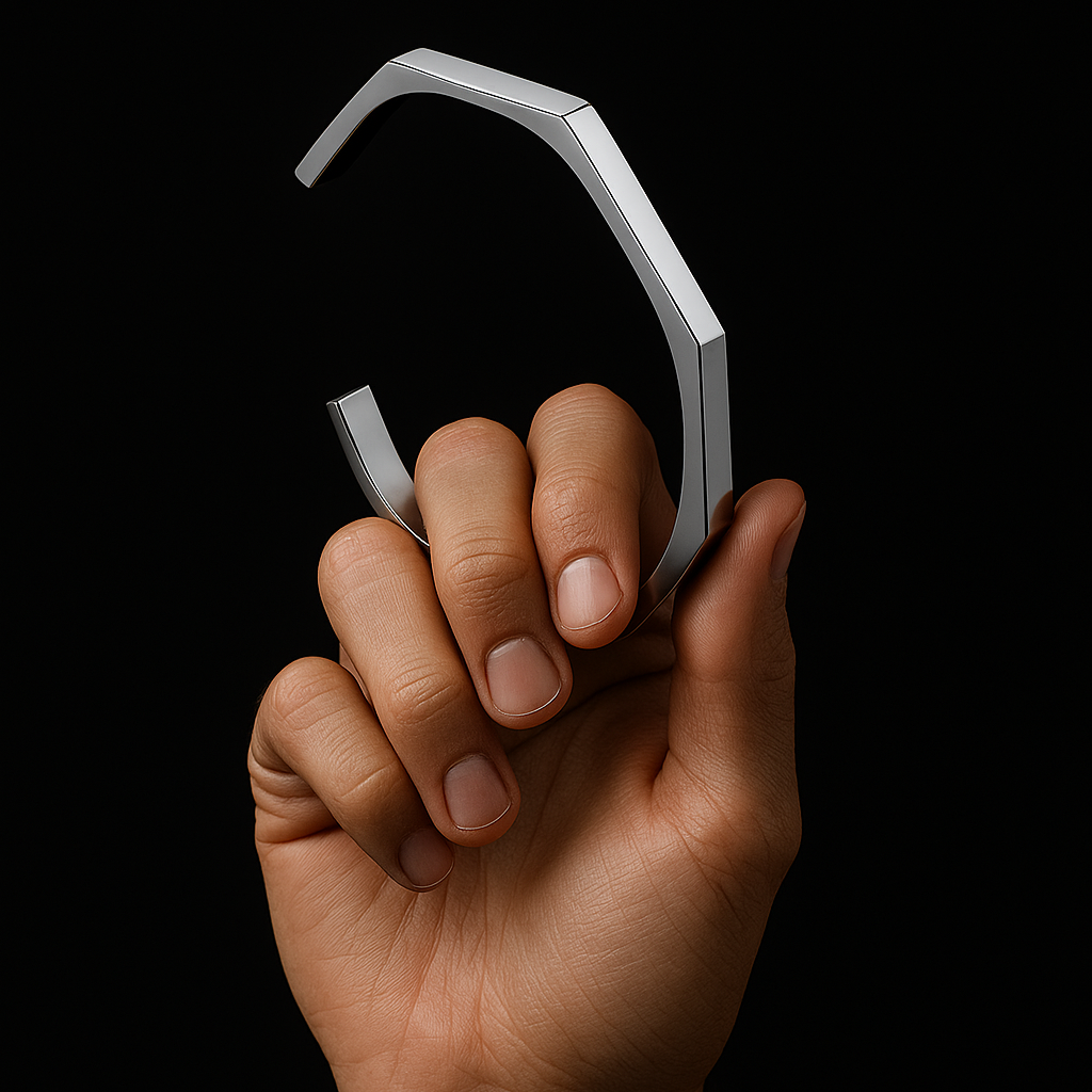 Titan Hex™ Stainless Steel Bracelet – Bold & Modern Design
